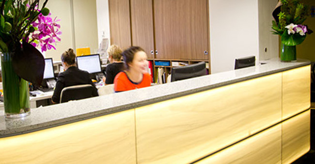 Picture of Sydney Dermatology reception desk